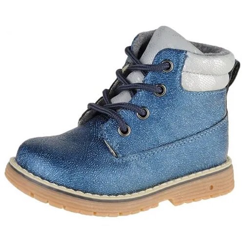 Ботинки для девочек, цвет синий, размер 23, бренд KeNKÄ, артикул YGC_642320_navy-silver