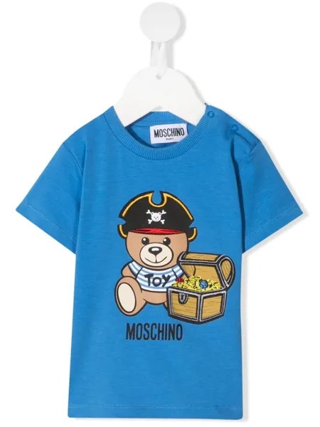 Moschino Kids футболка Pirate Teddy Bear