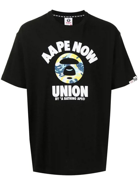AAPE BY *A BATHING APE® футболка с логотипом