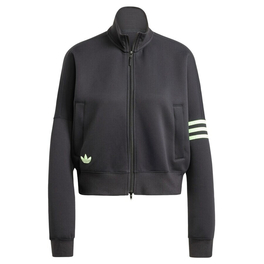 Худи на молнии Adidas, черный