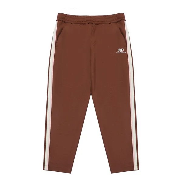 Штаны спортивные с логотипом беговые штаны New Balance, коричневый