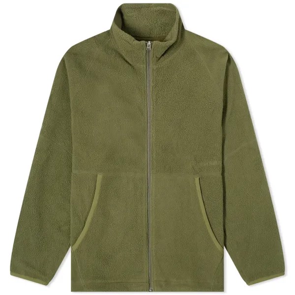 Куртка Norse Projects Tycho Pile Fleece Full Zip, цвет Ivy Green