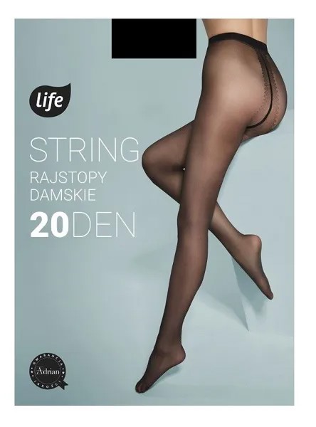 Колготки Life String 20 DEN Nero, 4