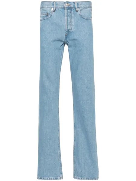 A.P.C. прямые джинсы New Standard средней посадки, синий