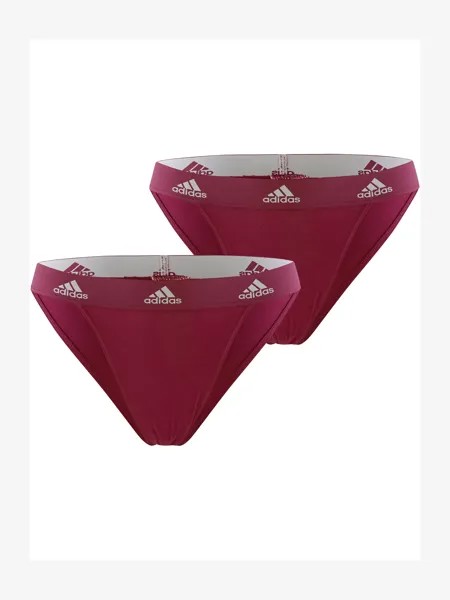 Трусы adidas Tanga Realasting Cotton, бордо