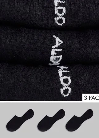Набор из 3 пар невидимых носков черного цвета ALDO Sisk-Черный цвет