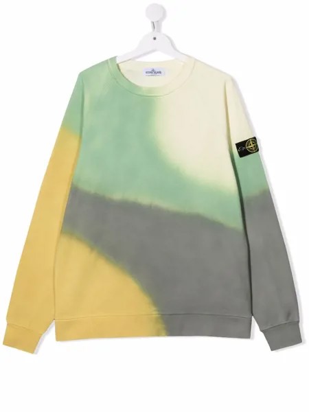 Stone Island Junior толстовка с принтом тай-дай