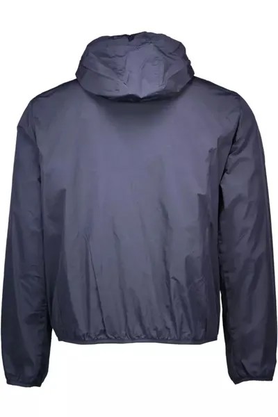 Мужская нейлоновая спортивная куртка Gant Chic с капюшоном, синий