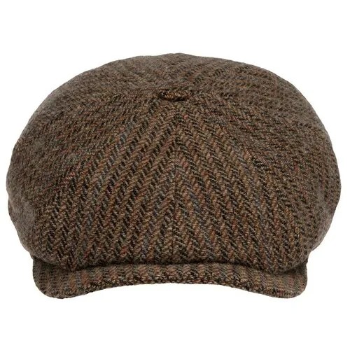 Кепка STETSON арт. 6840510 HATTERAS HERRINGBONE (светло-коричневый), размер 62