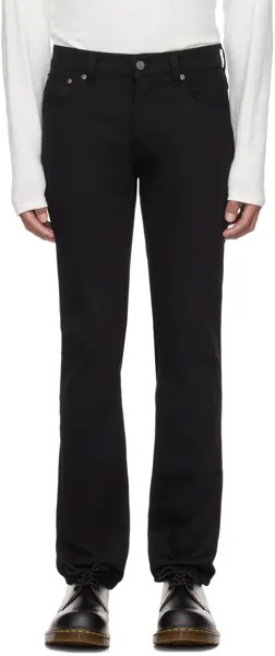 Черные джинсы Grim Tim Nudie Jeans, цвет Dry everblack