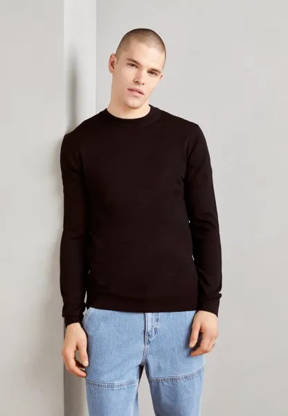 Свитер REGULAR FIT CREW NECK Scotch & Soda, черный меланж