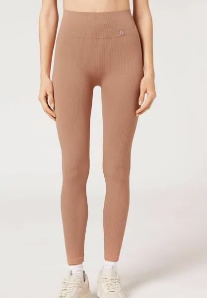 Леггинсы SEAMLESS-FEIN Calzedonia, цвет c powder pink