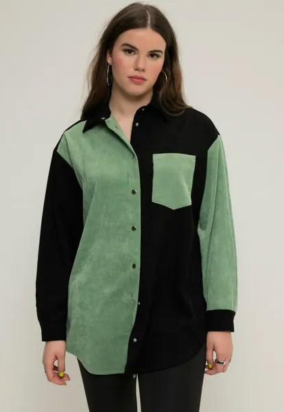 Рубашка COLOR PATCH KRAGEN Studio Untold, цвет black