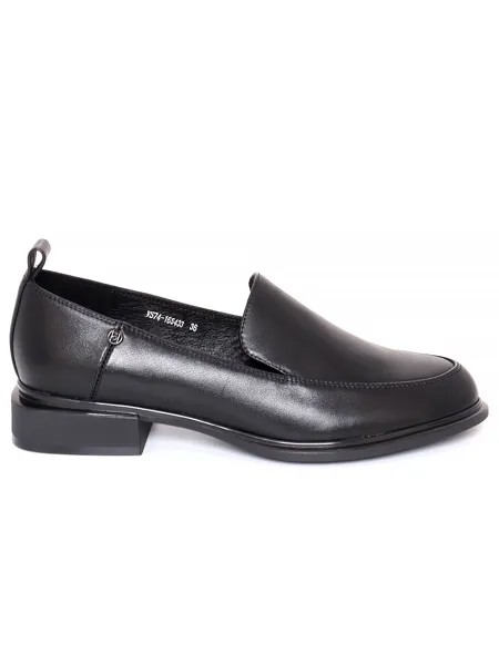 Туфли Respect женские демисезонные, размер 39, цвет черный, артикул VS74-165433