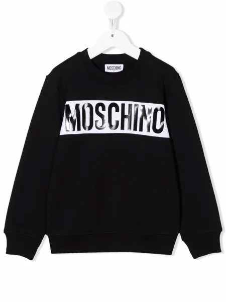 Moschino Kids толстовка с логотипом
