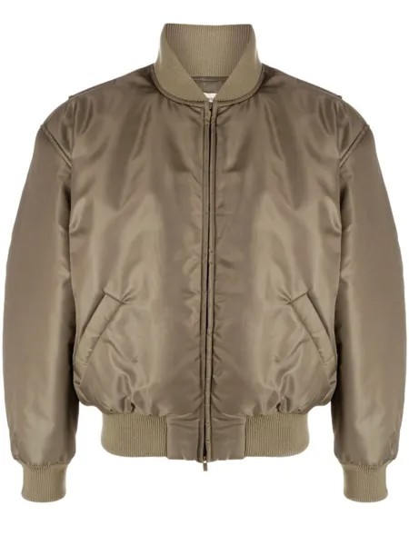 Fear Of God бомбер из смесовой шерсти, зеленый