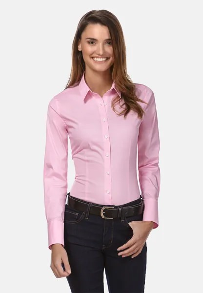 Рубашка Stretch Tailliert Vincenzo Boretti, розовый