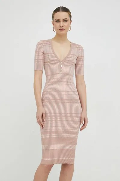 Платье Elisabetta Franchi, розовый