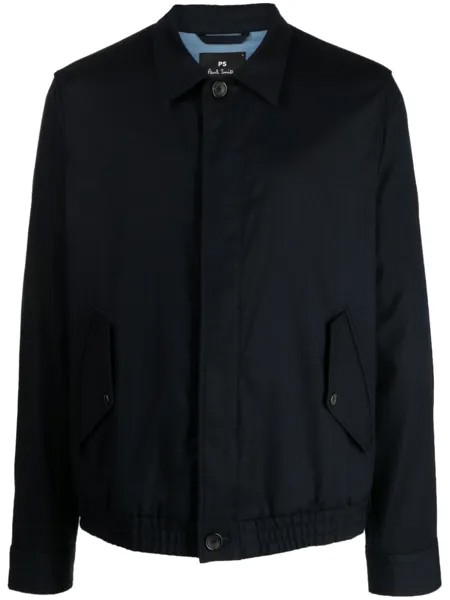 PS Paul Smith куртка Harrington из органического хлопка, синий