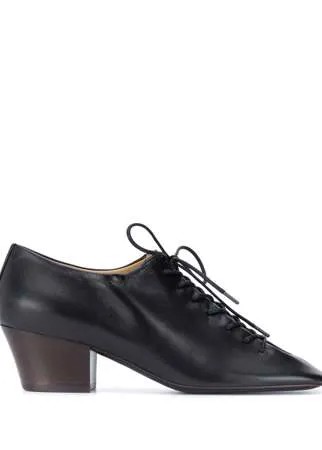 Lemaire туфли на шнуровке с квадратным носком