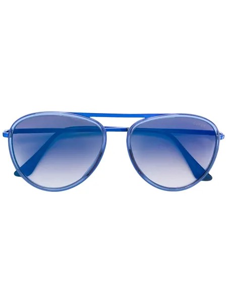 Retrosuperfuture aviator framed sunglasses