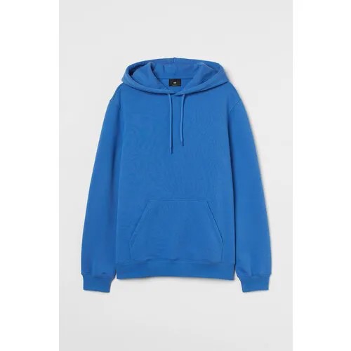 Худи H&M Relaxed Fit Hoodie, размер XS, синий