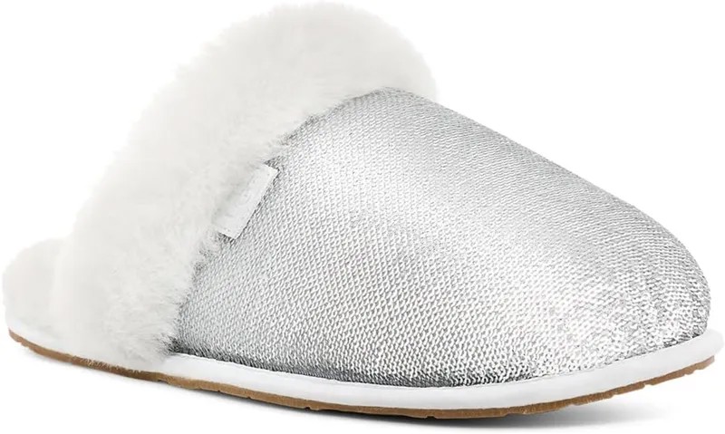 Тапочки Scuffette II Mirror Ball UGG, цвет Silver