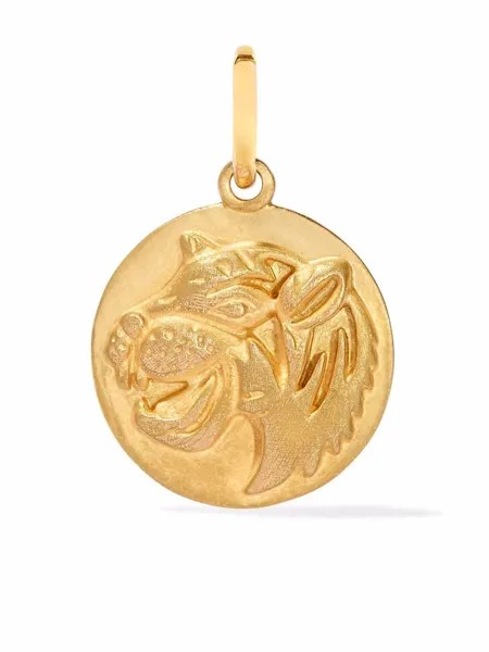 Annoushka колье Mythology из желтого золота с подвеской Tiger