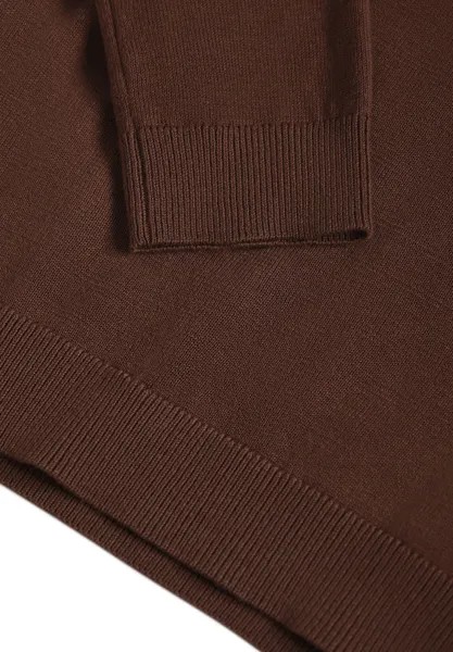 Вязаный свитер RIGBY GO Polo Club, коричневый