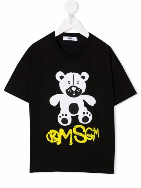 MSGM Kids футболка с логотипом