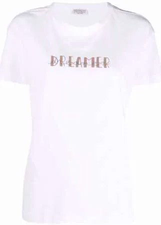 Brunello Cucinelli футболка с принтом Dreamers