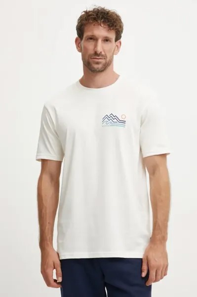 Футболка Range из хлопка Billabong, бежевый
