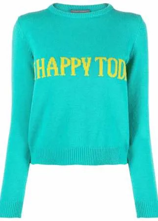 Alberta Ferretti джемпер Be Happy Today