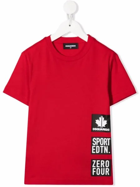 Dsquared2 Kids футболка с логотипом Maple Leaf
