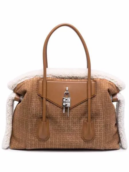 Givenchy сумка-тоут Antigona Lock Soft среднего размера