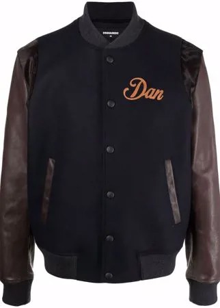 Dsquared2 бомбер с контрастными рукавами