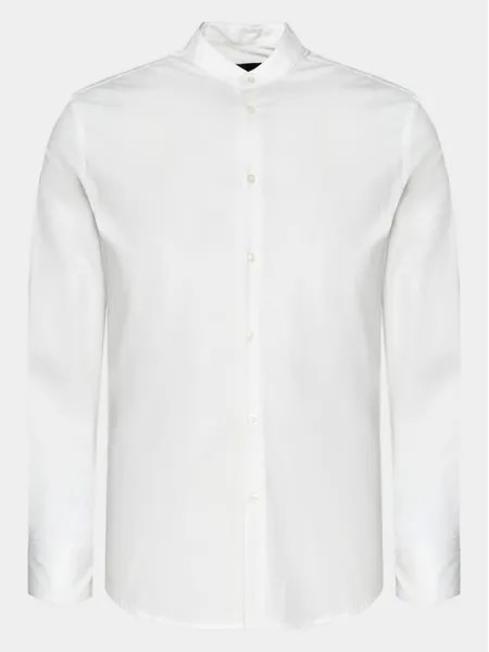Рубашка узкого кроя Sisley, белый