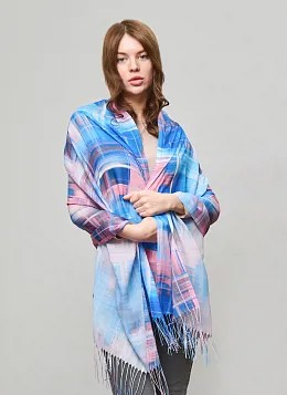 Палантин-шарф из текстиля 12, КАЛЯЕВ