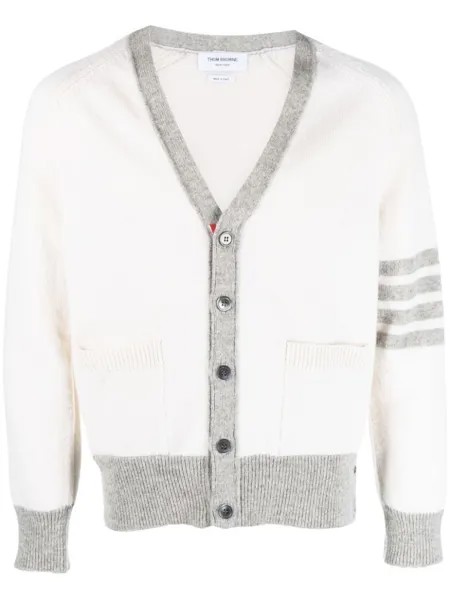 Thom Browne кардиган на пуговицах, нейтральный цвет