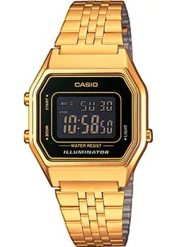Японские наручные  женские часы Casio LA680WGA-1B. Коллекция Vintage