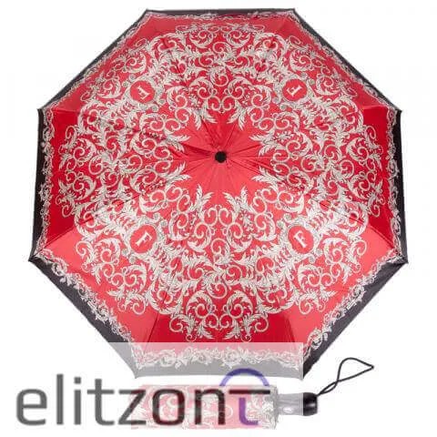 Зонт складной женский автоматический Ferre 300-OC design red