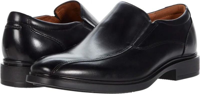 Оксфорды Forecast Waterproof Bike Toe Slip-On Florsheim, цвет Black Smooth
