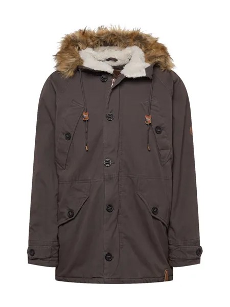 Зимняя парка Indicode Jeans FANN, графитовый