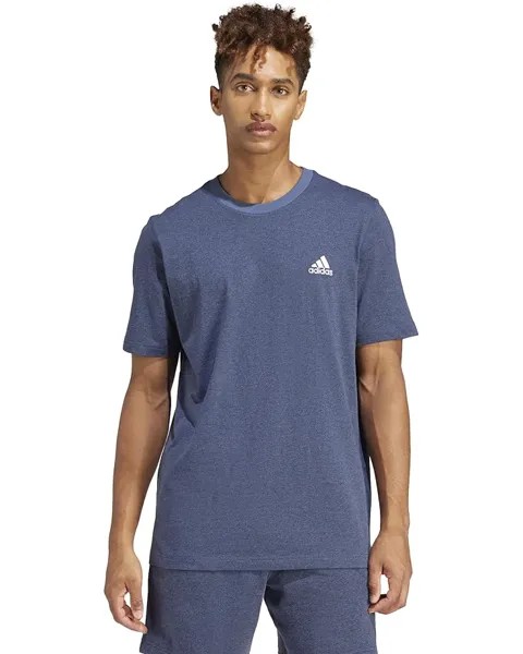 Футболка adidas Seasonal Essential Mélange, цвет Ink Melange