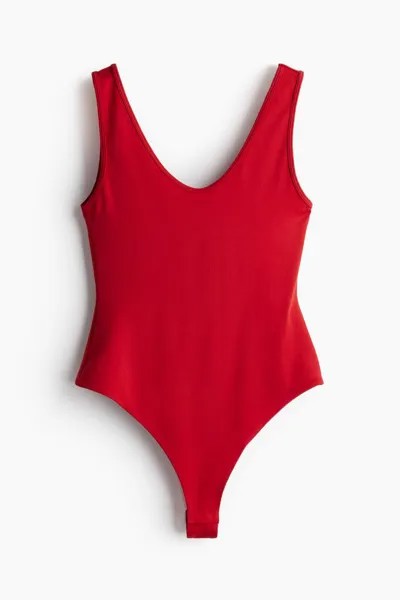 Боди-Стринги из трикотажа H&M, красный
