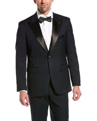 Мужской смокинг Alton Lane Mercantile, костюм индивидуального покроя с плоскими передними брюками, синий