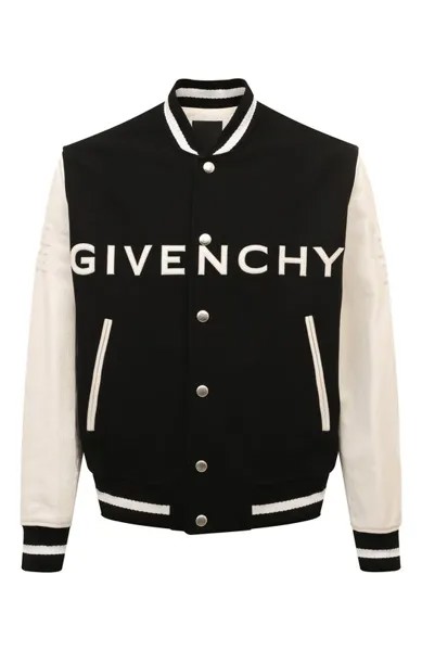 Комбинированный бомбер Givenchy