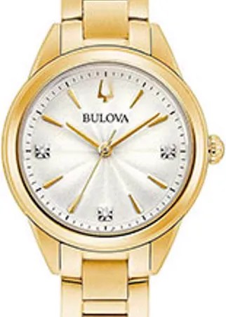 Японские наручные  женские часы Bulova 97P150. Коллекция Sutton