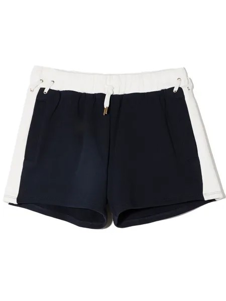 Chloé Kids спортивные шорты с вышитым логотипом