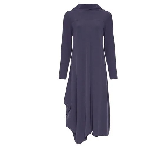 Платье Malloni, миди, размер 44, фиолетовый